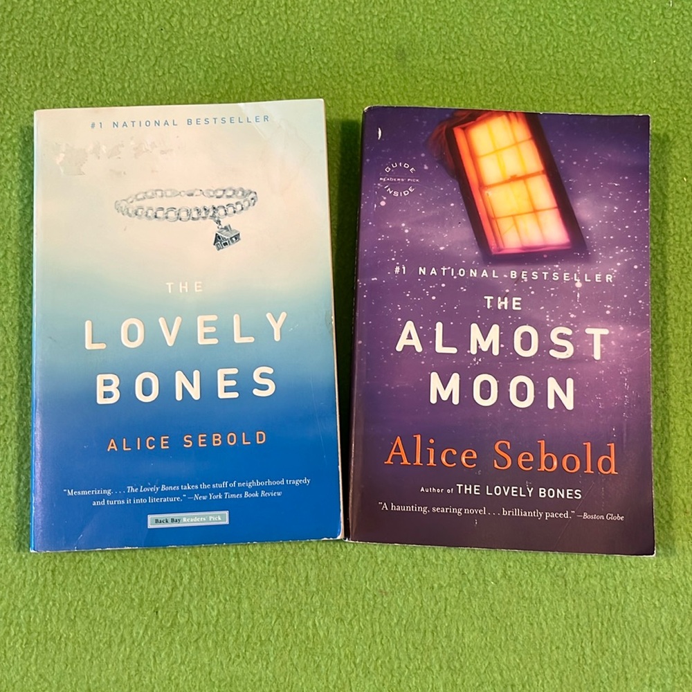 The Lovely Bones & The Almost Moon by Alice Sebold SC Books